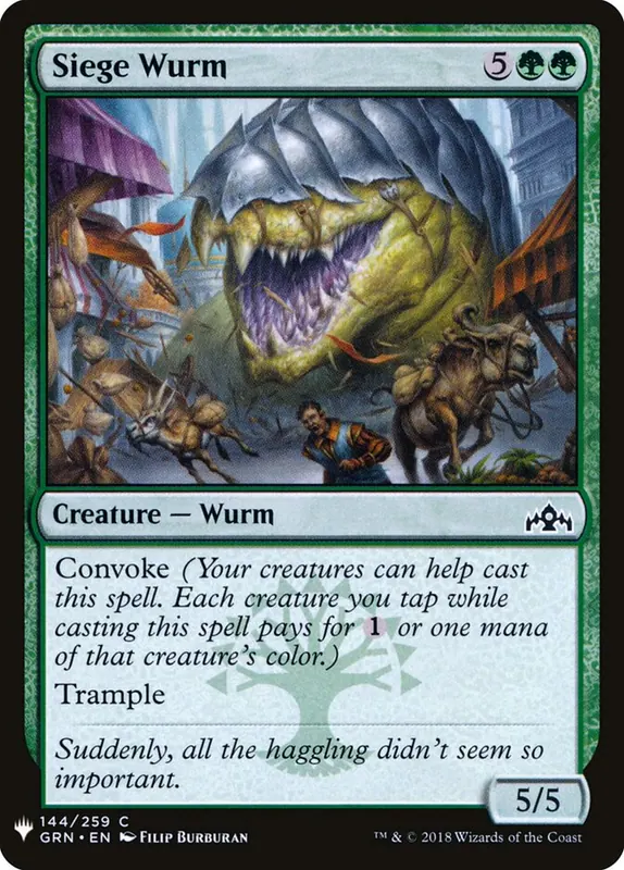 Siege Wurm [The List]