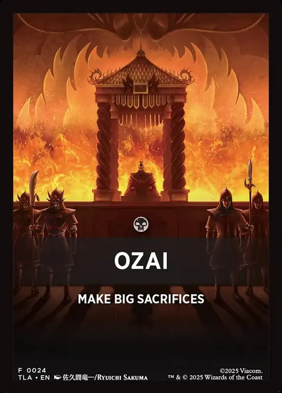 Ozai [Avatar: The Last Airbender Jumpstart Front Cards]