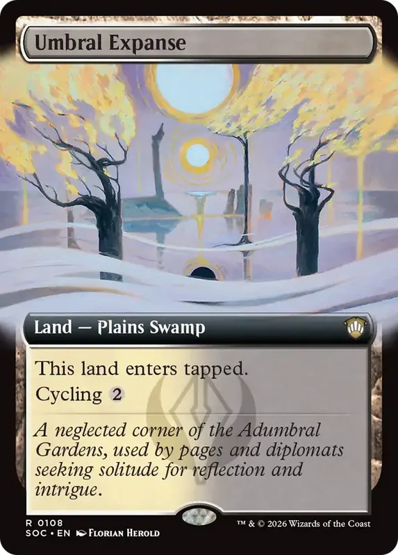 Umbral Expanse (Extended Art) [Secrets of Strixhaven Commander]