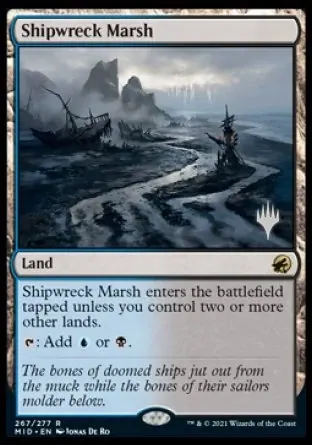 Shipwreck Marsh (Promo Pack) [Innistrad: Midnight Hunt Promos] - Español