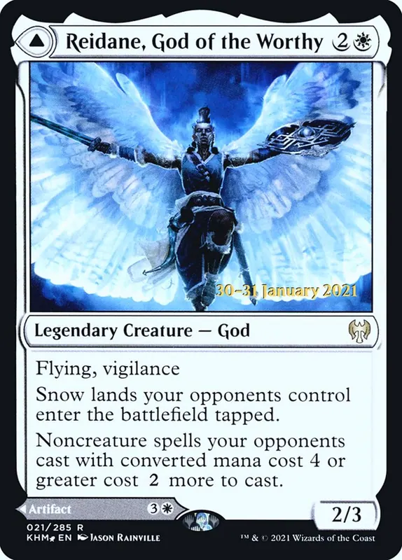 Reidane, God of the Worthy // Valkmira, Protector's Shield [Kaldheim Promos]