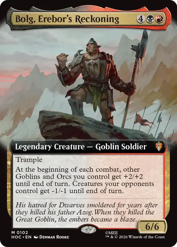 Bolg, Erebor's Reckoning (Extended Art) [The Hobbit: Eternal-Legal]