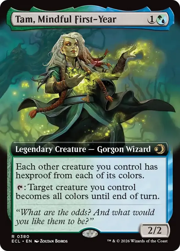 Tam, Mindful First-Year (Extended Art) [Lorwyn Eclipsed]