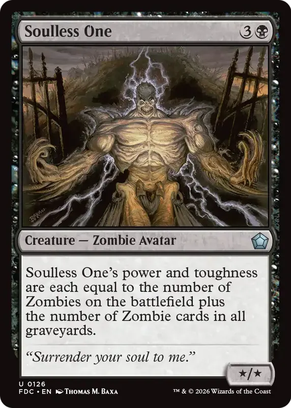 Soulless One [Foundations Commander]