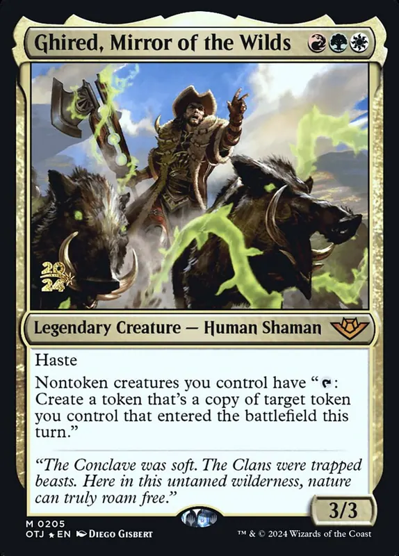 Ghired, Mirror of the Wilds [Outlaws of Thunder Junction Promos]