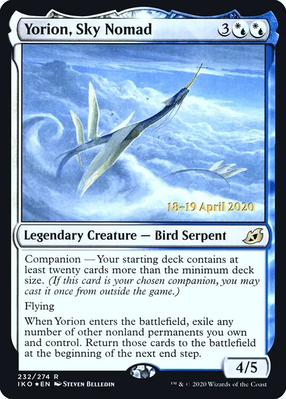 Yorion, Sky Nomad [Ikoria: Lair of Behemoths Promos]