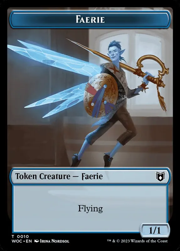 Faerie [Wilds of Eldraine Commander Tokens]