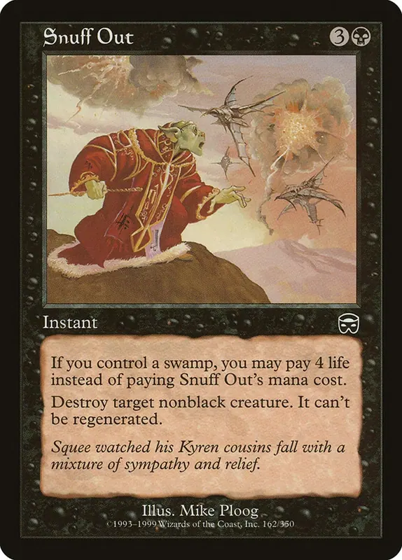 Snuff Out [Mercadian Masques] - Japones