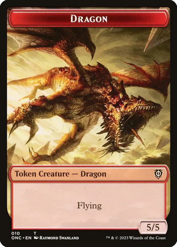 Dragon [Phyrexia: All Will Be One Commander Tokens]