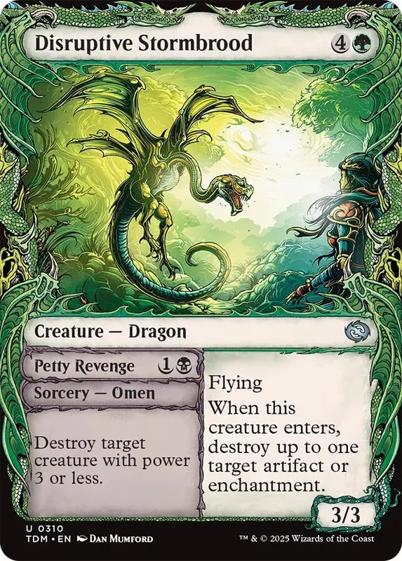 Disruptive Stormbrood (Showcase) [Tarkir: Dragonstorm]