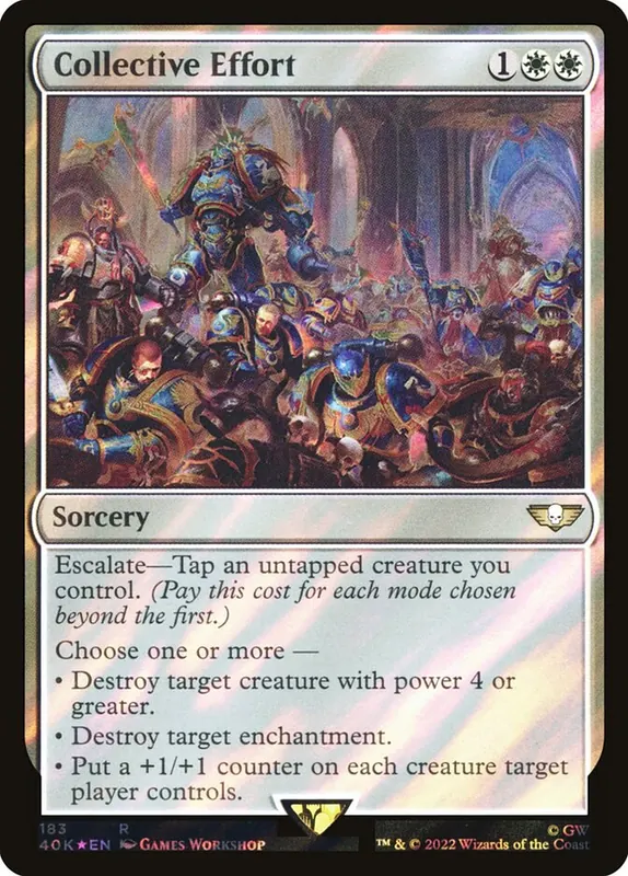 Collective Effort [Warhammer 40,000 Commander]