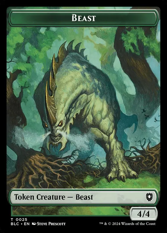 Beast [Bloomburrow Commander Tokens]