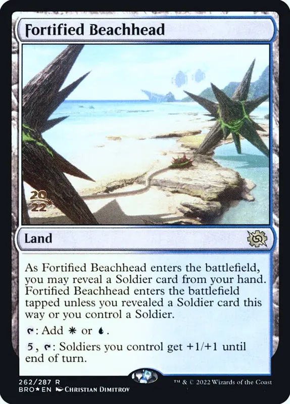 Fortified Beachhead [The Brothers' War Promos]
