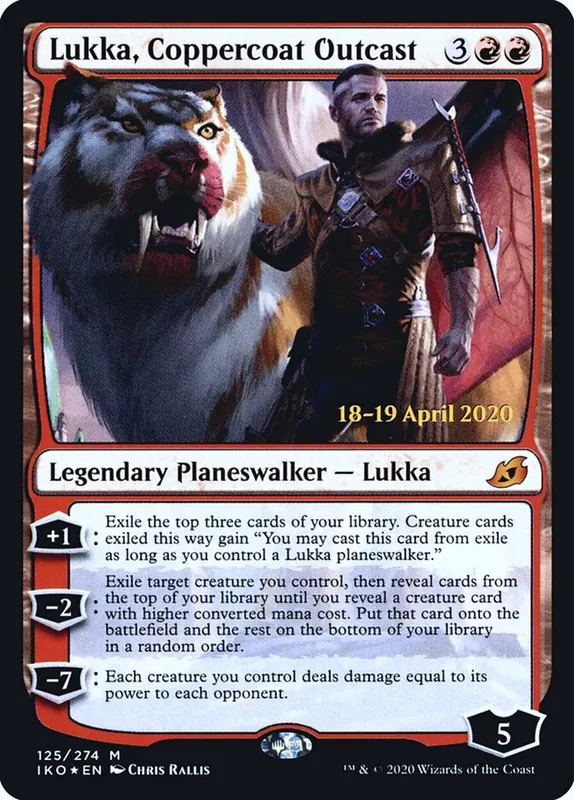 Lukka, Coppercoat Outcast [Ikoria: Lair of Behemoths Promos]