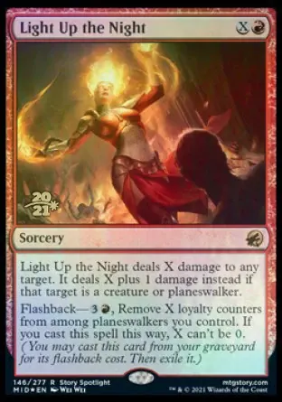 Light Up the Night - Español [Innistrad: Midnight Hunt Prerelease Promos]