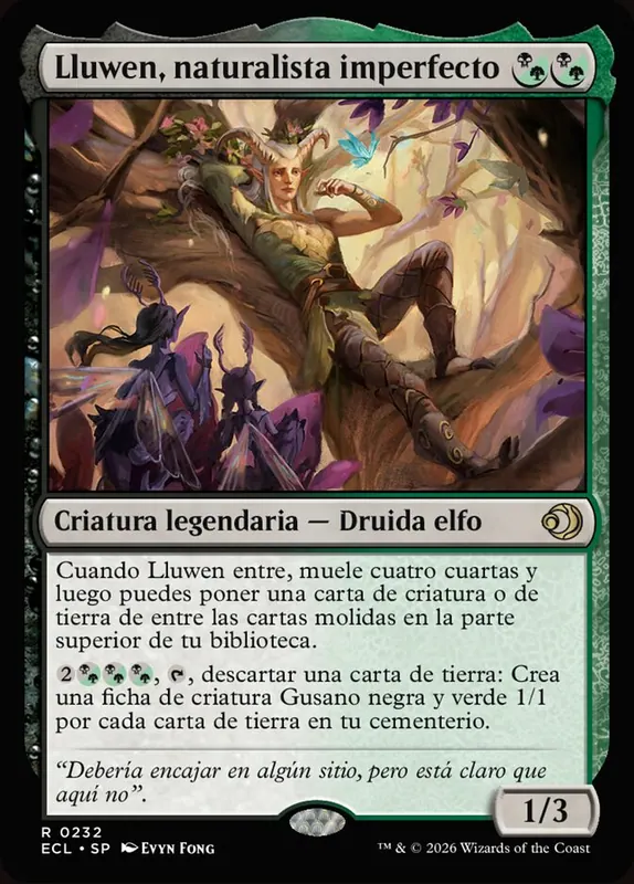 Lluwen, Imperfect Naturalist [Lorwyn Eclipsed] - Español