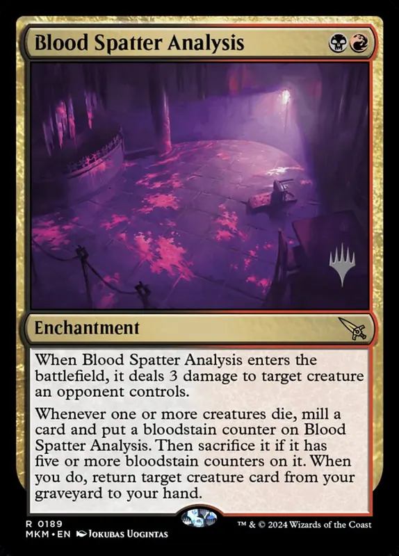 Blood Spatter Analysis [Murders at Karlov Manor Promos]