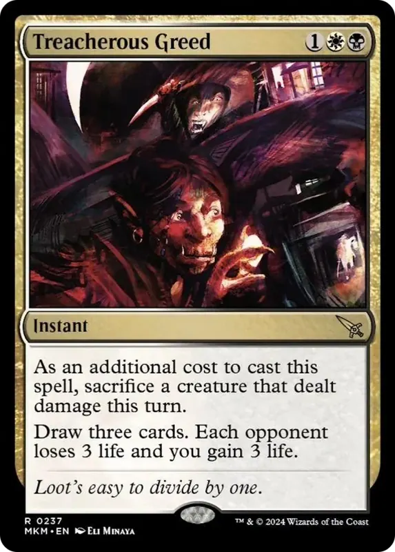 Treacherous Greed - Español [Murders at Karlov Manor]