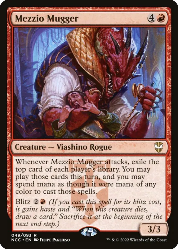 Mezzio Mugger [New Capenna Commander Promos]