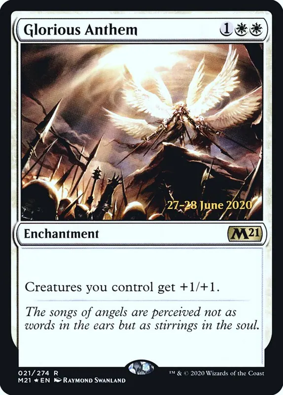 Glorious Anthem [Core Set 2021 Promos]