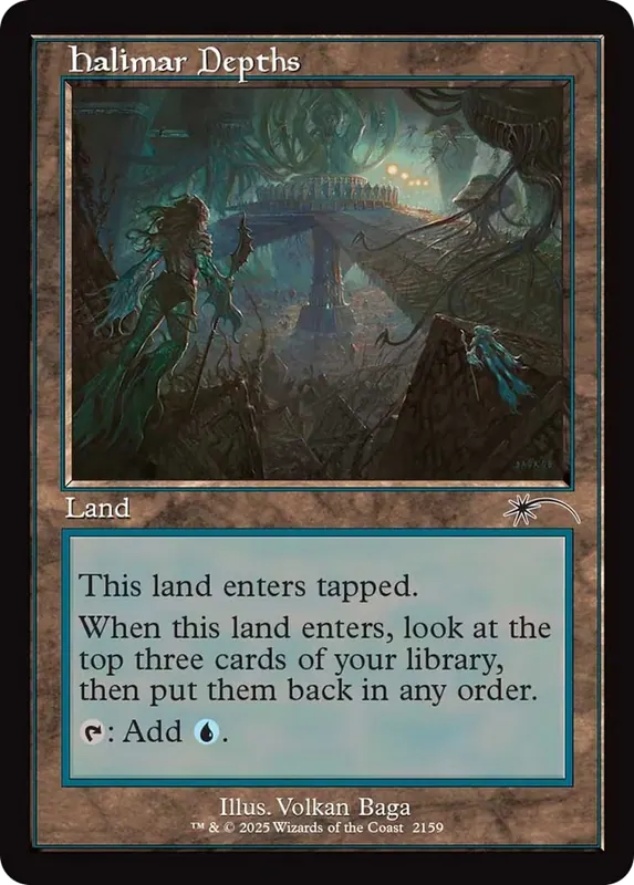 Halimar Depths (Retro Frame) [Secret Lair Drop Series]