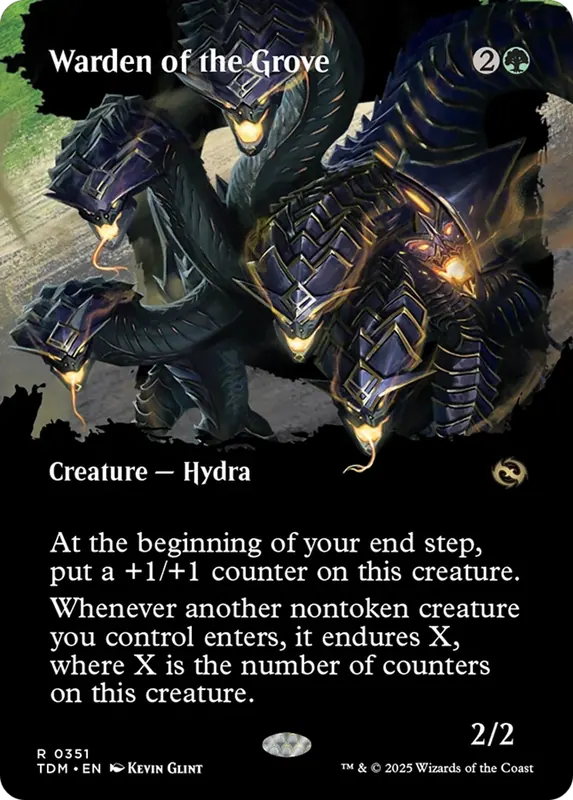 Warden of the Grove (Borderless) [Tarkir: Dragonstorm] - Español