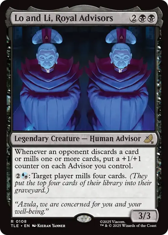 Lo and Li, Royal Advisors [Avatar: The Last Airbender: Eternal-Legal]