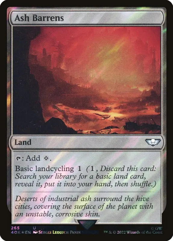 Ash Barrens [Warhammer 40,000 Commander]