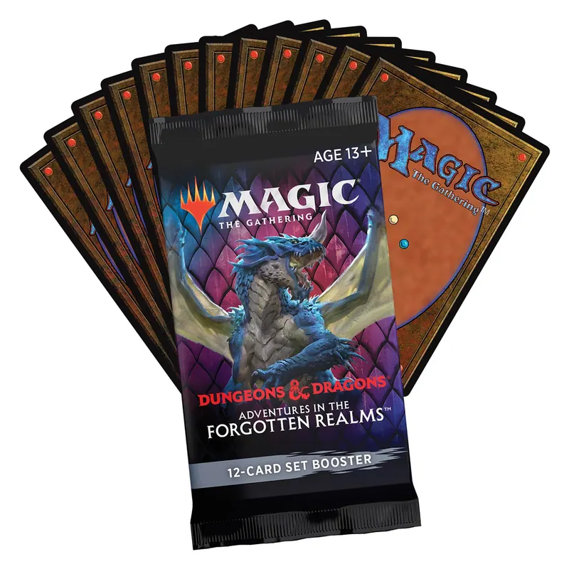 MTG D&D SET BOOTER SOBRE DE CARTAS