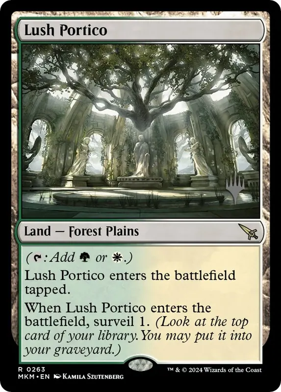 Lush Portico (Promo Pack) [Murders at Karlov Manor Promos] - Español