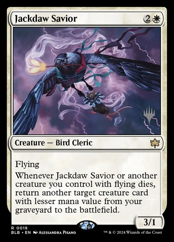 Jackdaw Savior [Bloomburrow Promos]