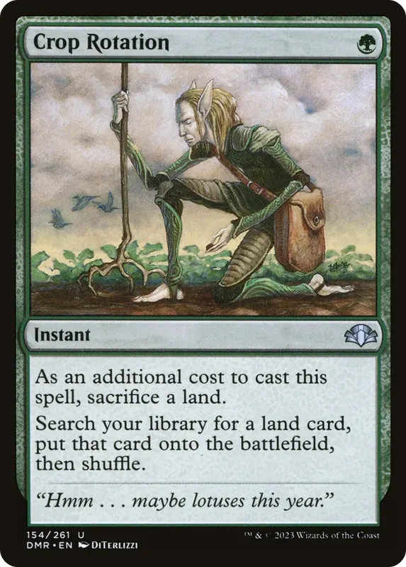 Crop Rotation [Dominaria Remastered] - Español