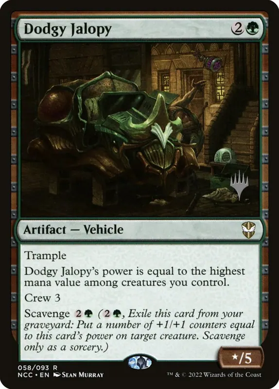 Dodgy Jalopy [New Capenna Commander Promos]