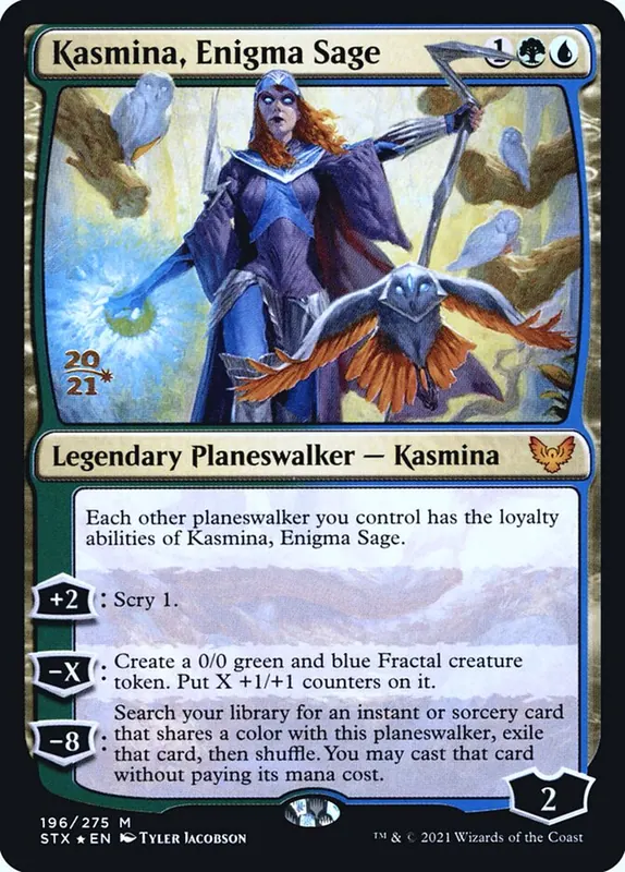 Kasmina, Enigma Sage [Strixhaven: School of Mages Promos]