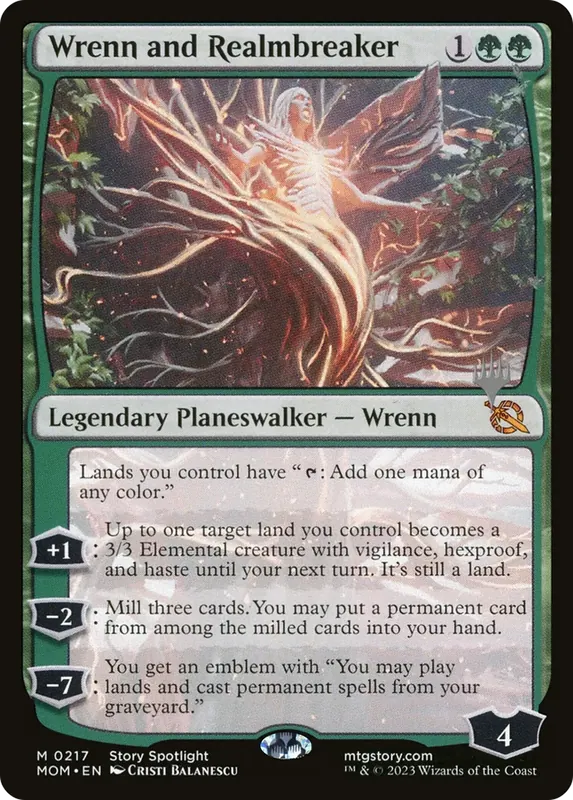Wrenn and Realmbreaker (Promo Pack) [March of the Machine Promos] - Español