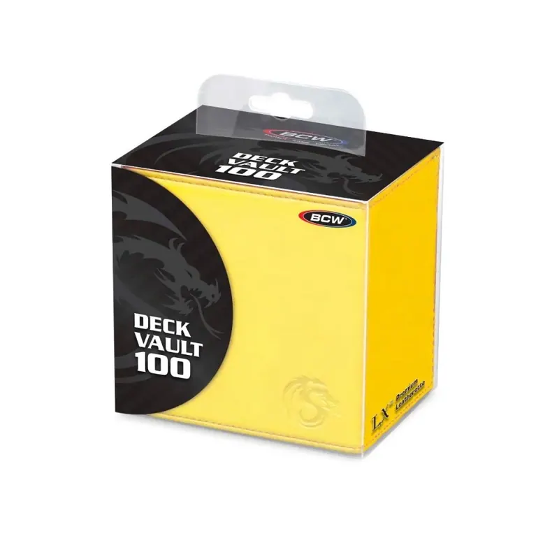 BCW DECK VAULT LX 100 YELLOW