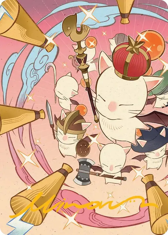 Summon: Good King Mog XII Art Card (Gold-Stamped Signature) [FINAL FANTASY Art Series]