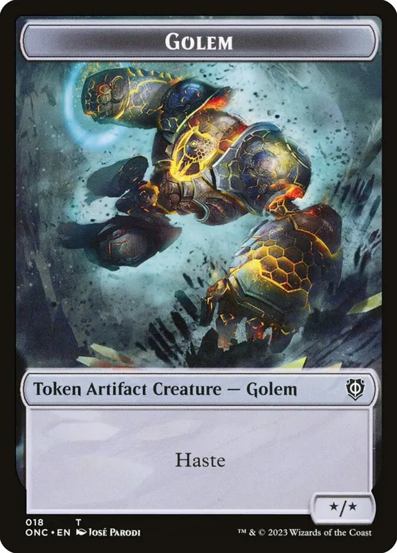 Golem [Phyrexia: All Will Be One Commander Tokens]