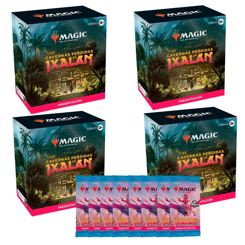 Mtg Combo 4 Kits Prerelease At Home – Las cavernas perdidas de Ixalan – Español
