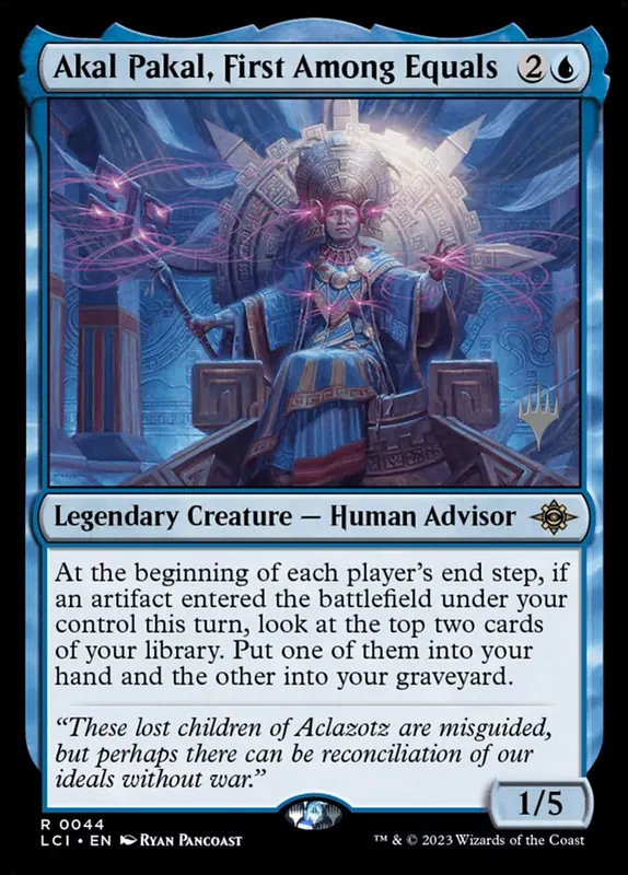 Akal Pakal, First Among Equals [The Lost Caverns of Ixalan Promos]