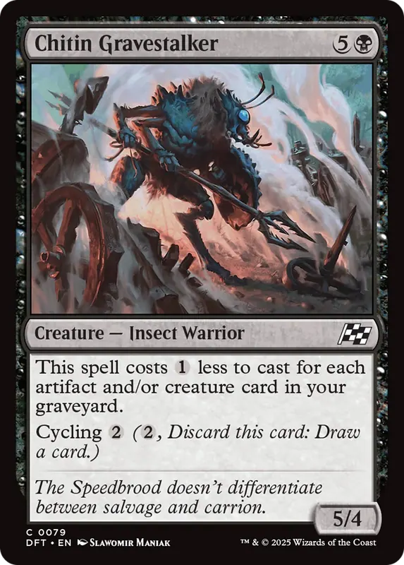Chitin Gravestalker [Aetherdrift]