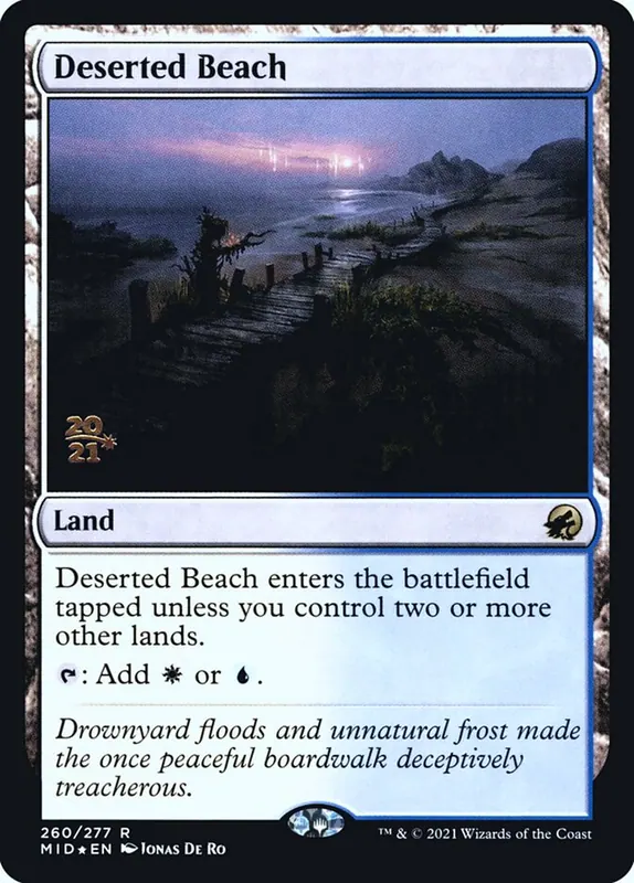 Deserted Beach [Innistrad: Midnight Hunt Promos]