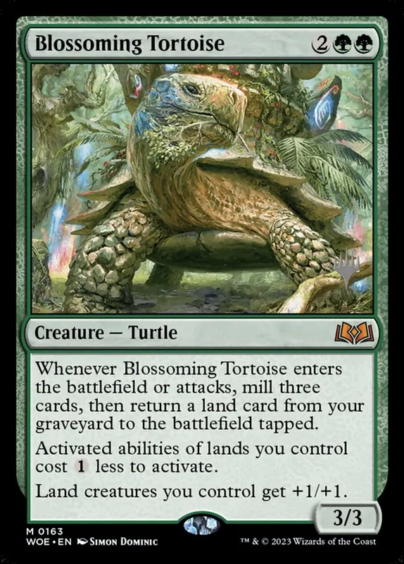 Blossoming Tortoise [Wilds of Eldraine Promos]