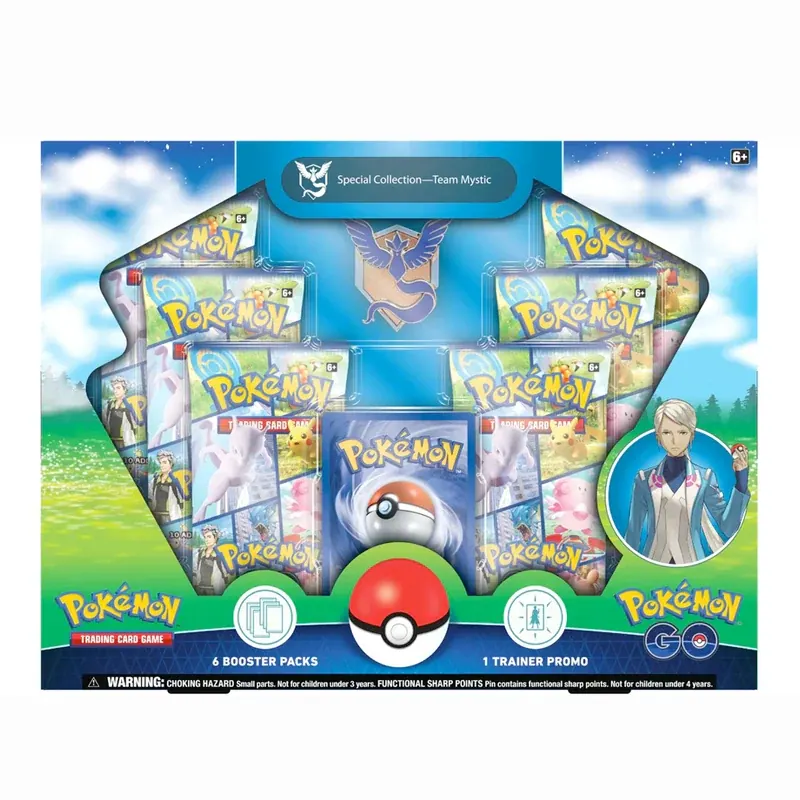 Pokémon Go Team Pin Collection - Team Mystic - Español
