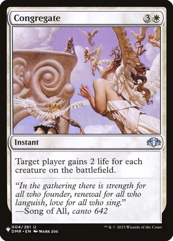 Congregate [The List]