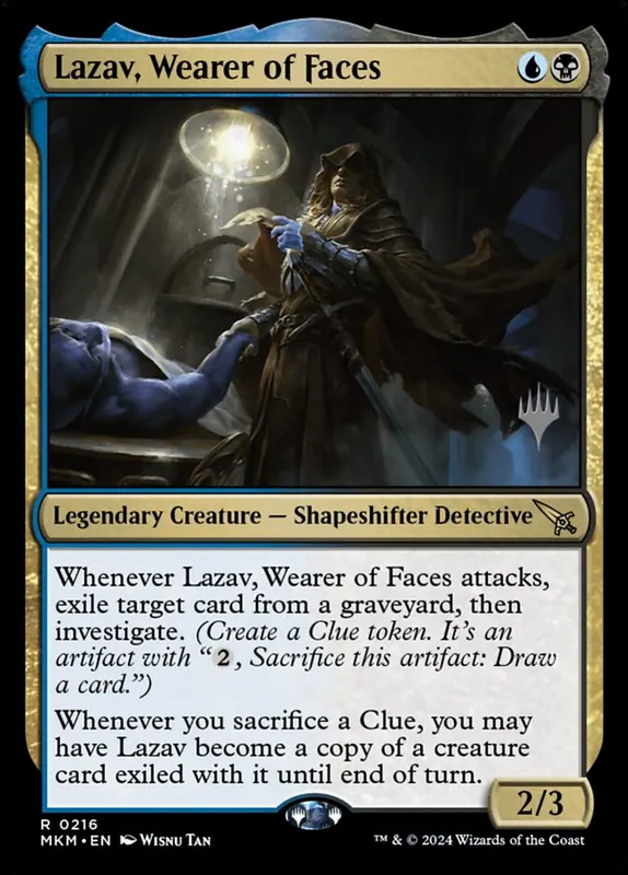 Lazav, Wearer of Faces [Murders at Karlov Manor Promos]