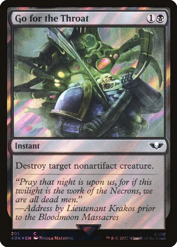 Go for the Throat [Warhammer 40,000 Commander]
