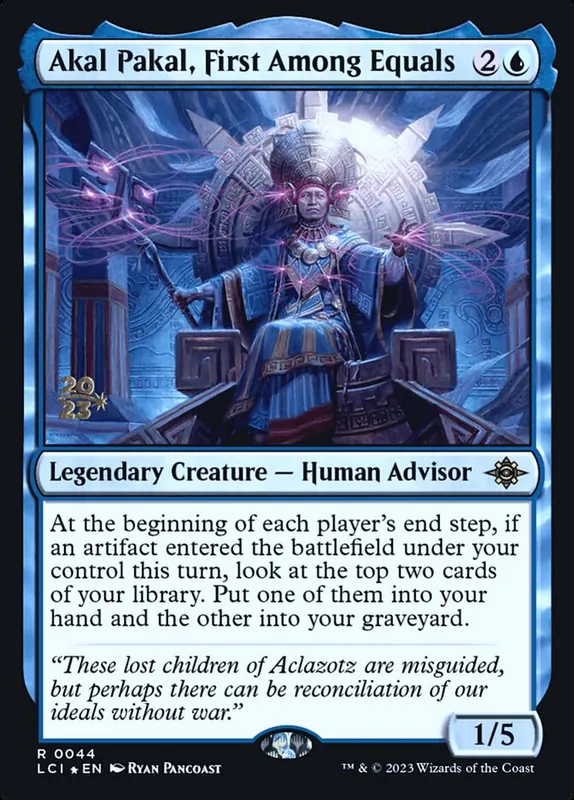 Akal Pakal, First Among Equals [The Lost Caverns of Ixalan Promos]
