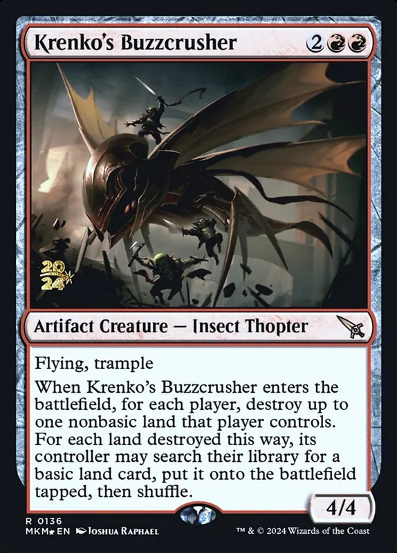 Krenko's Buzzcrusher [Murders at Karlov Manor Promos]
