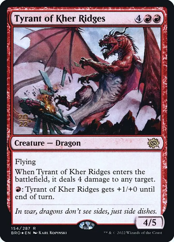 Tyrant of Kher Ridges [The Brothers' War Promos]